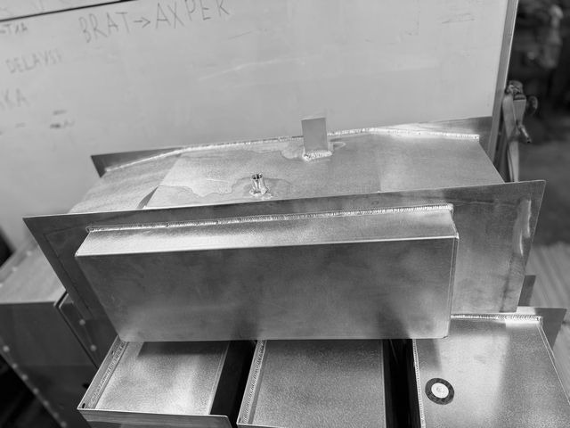Finished metal fabrication work