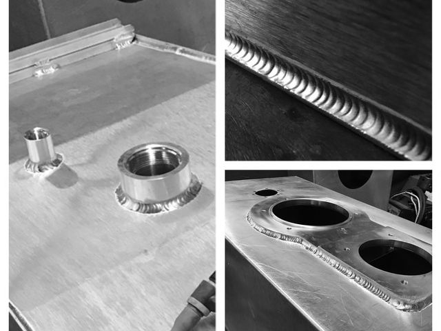Production welding components